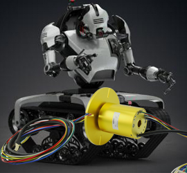 易倍体育emc机电滑环在机器人上的应用